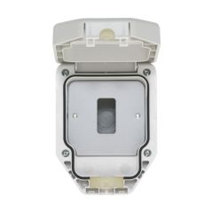 Crabtree Weatherseal 1 Gang Enclosure IP56 Grey for Rockergrid Module **Only 2 at this price!