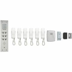 Bell CS109-6/VR 6 Way Flush Audio Entry Kit With Vr Panel And Keypad
