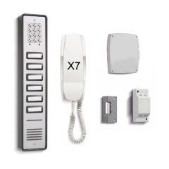 Bell CS109-7 7 Way Surface Audio Entry Kit With Aluminium Panel And Keypad