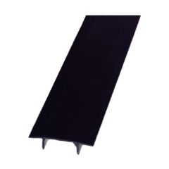 Channel 41x41mm Black Plastic Cover Strip 3M
