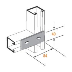 Channel 2 Hole Flat Plate HDG