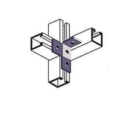 Channel Flat Angle Tee Bracket HDG