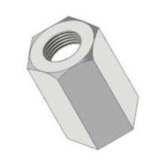 Channel M6 Threaded Rod Connector BZP
