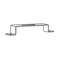 Channel 75mm Stand Off Bracket Pre-Galvanised