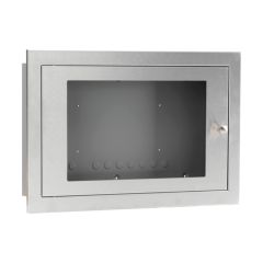 C-TEC BF359/3S Glazed Enclosure for XFP 1-2 Loop Zone Panels Stainless Steel