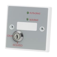 C-TEC 24V 5A isolatable relay on a plate c/w buzzer, single gang