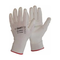 DART ALASKA-M Handmax PU Gloves Size M (8) White