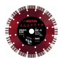 DART DB00210 Red Ten General Purpose Diamond BM-15 Pro Performance Saw Blade 115mm Dia 22 Bore Red