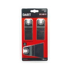 DART DMT3MK Multi Tool Blade Set Pack=3 (BiMetal, Japanese, Fine Tooth)