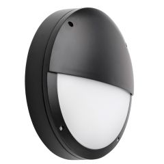Red Arrow DBRE18EPC Diecast LED SMD Rnd Eyelid Emer Bulkhead IP54 c/w Photocell Sensor 18W 110-240V 1080lm 4000K