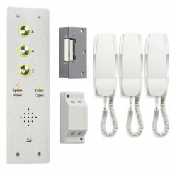 Bell DDA3/VR 3-Way Flush Audio Door Entry System Dda Compliant