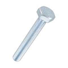 Deligo M10x80mm Hex Setscrew BZP Pack=100