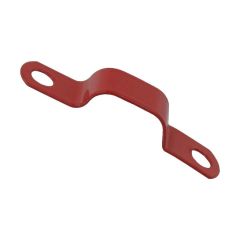 Deligo Pyro Saddle Clips LSF Coated 7-8mm Red Pack=50