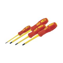 Draper 69233 Insulated Pozidriv 4 Piece Set Screwdriver