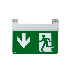 Robus RSS1P5D-01 SWISS 1.5W Maintained Emergency Exit Blade Light Standard with multiple mounting options DOWN