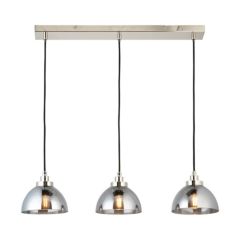 Endon 100047 Caspa 3lt Pendant - B.Nickel