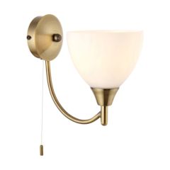 Endon 1 Light Wall In Antique Brass