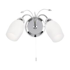 Endon Double Wall Light In Chrome