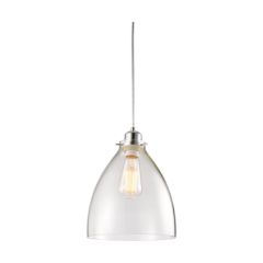 Endon 60874 Elstow Non Electric Glass Ceiling Pendant Light