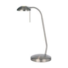 Endon Touch Lamp In Satin Chrome