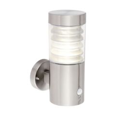 Endon Equinox LED PIR One Light Outdoor Wall In Marine Grade Brushed Stainless Steel