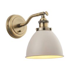 Endon Franklin 1 Light Wall In Satin Taupe