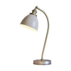 Endon Franklin 1 Light Table Task Lamp In Satin Taupe