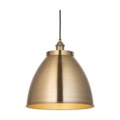 Endon 98744 Franklin Lrg Pendant - A. Brass