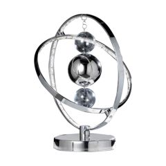 Endon MUNI-TLCH LED Polished Chrome and Bubble Table Lamp