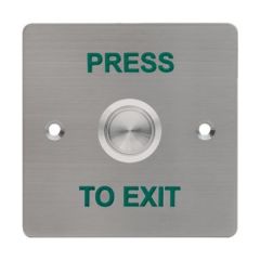 ESP A1EXIT APERTA Flush Exit Button 86x86mm Stainless Steel