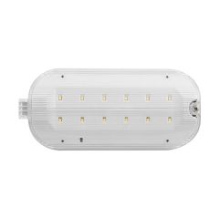 ESP EMLED3WMHBULK2 DUCERI Bulkhead LED 3hr Emergency IP65 c/w Hinged Lid 3W Polycarbonate