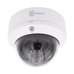 ESP HDVIPC28FDWAV2 HD-View IP Dome POE Fixed Vandal Resistant Camera 5MP 2.8mm White