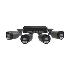 ESP RC24KB4G Rekor IP 24/7 4 Channel POE Bullet Kit Camera 2MP 1TB Grey