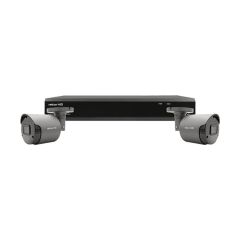 ESP RHD4KB2G2TB REKORHD Camera 2x Bullet CCTV Kit c/w 4Ch HD DVR 2TB Grey