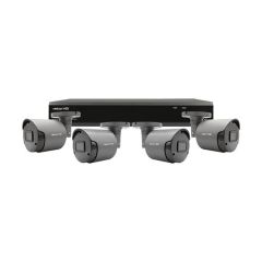 ESP RHD4KB4G2TB REKORHD Camera 4x Bullet CCTV Kit c/w 4Ch HD DVR 2TB Grey