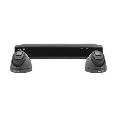 ESP RHD4KD2G REKORHD Camera 2x Dome CCTV Kit c/w 4Ch HD DVR 500GB Grey