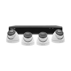 ESP RHD4KD4W1TB REKORHD Camera 4x Dome CCTV Kit c/w 4Ch HD DVR 1TB White