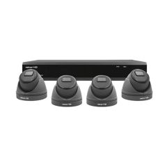 ESP RHD8KD4G4TB REKORHD Camera 4x Dome CCTV Kit c/w 8Ch HD DVR 1080P 4TB Grey