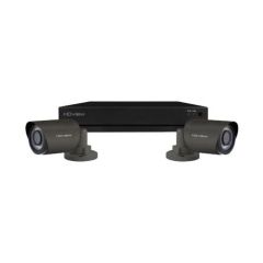 ESP HD-VIEW CCTV Kit 4 Channel c/w 2x Bullet Cameras Super HD 4MP 2TB Grey