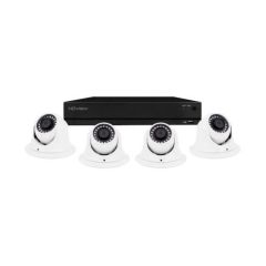 ESP SHDV8KD4W8TB HD-VIEW CCTV Kit 8 Channel c/w 4x Dome Cameras Super HD 4MP 8TB White
