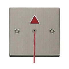 ESP UDTAPCMSS ESSENTIALS Alarm Disabled Toilet Pull Cord Module 0.3W 12VDC 87x87x41mm Stainless Steel