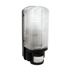 Eterna PIR80BK 60W Max. bulkhead with 120° PIR