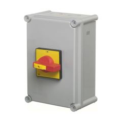 Europa LB1004P Isolator Enclosed Rotary 4P IP65 100A 280x190x130mm ABS