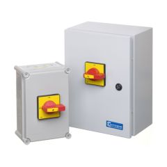 Europa LB406P Isolator Enclosed Rotary 6P IP65 40A 280x190x130mm ABS