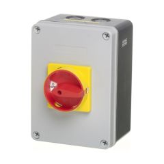 Europa LB804P Isolator Enclosed Rotary 4P IP65 80A 175x125x90mm ABS