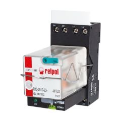 Europa R15-2012-23-1012-WTL Relay 8 Pin Octal 2PCO c/w Test/Lock Button & LED 10A 12V DC