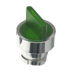 Europa RB2-BK123 Selector Switch Illuminated 2 Position Stay Put IP65 Green Metal