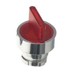 Europa RB2-BK124 Selector Switch Illuminated 2 Position Stay Put IP65 Red Metal