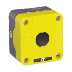Europa RC1PY Control Station Empty 1 Position c/w Yellow Lid Plastic
