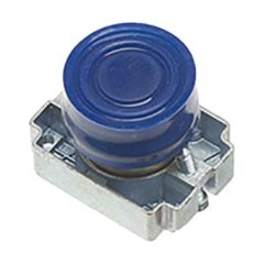 Europa RCAS-PBB6 Pushbutton Booted Flush c/w Mounting Collar IP65 22.5mm Blue Metal
